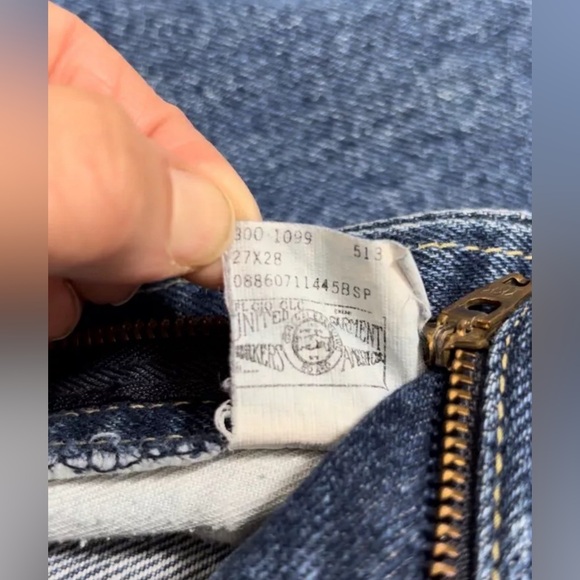 LEE Vintage 80’s High Waist Tapered Mom Jeans With Slit Ankle - Picture 4 of 6